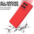 Motorola Moto G37/G37 Power/G47 Liquid Silicone Case with Hand Strap - Red