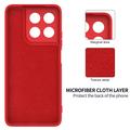 Motorola Moto G37/G37 Power/G47 Liquid Silicone Case with Hand Strap - Red