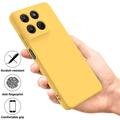 Motorola Moto G37/G37 Power/G47 Liquid Silicone Case with Hand Strap - Yellow