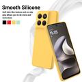 Motorola Moto G37/G37 Power/G47 Liquid Silicone Case with Hand Strap - Yellow