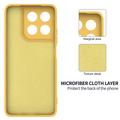 Motorola Moto G37/G37 Power/G47 Liquid Silicone Case with Hand Strap - Yellow