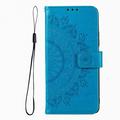 Motorola Moto G37 Power Mandala Wallet Case with Wrist Strap