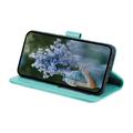 Motorola Moto G37 Power Mandala Wallet Case with Wrist Strap - Mint Green