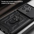 Motorola Moto G37/G37 Power/G47 Rotary Ring Hybrid Case with Camera Shield