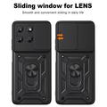 Motorola Moto G37/G37 Power/G47 Rotary Ring Hybrid Case with Camera Shield