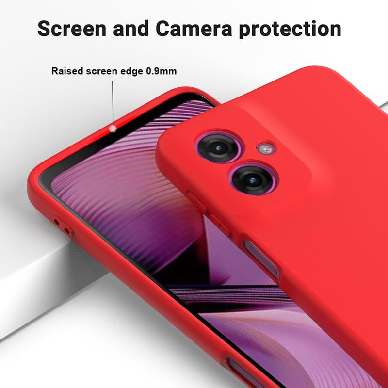 Custodia MAOGE Antiurto Per Motorola Moto G52 / G82 5G - Con Anello E Supporto Magnetico, Militare, Rossa