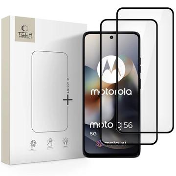 Motorola Moto G56 Tech-Protect Glass Fit+ Tempered Glass Screen Protector - 2 Pcs. - Black