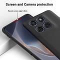 Motorola Moto G77 Power Liquid Silicone Case with Hand Strap - Black