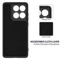 Motorola Moto G77 Power Liquid Silicone Case with Hand Strap - Black