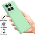 Motorola Moto G77 Power Liquid Silicone Case with Hand Strap - Green