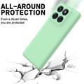 Motorola Moto G77 Power Liquid Silicone Case with Hand Strap - Green