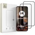 Motorola Moto G77/G67 Tech-Protect Glass Fit+ Tempered Glass Screen Protector - 2 Pcs. - Black