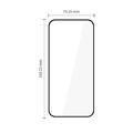 Motorola Moto G77/G67 Tech-Protect Glass Fit+ Tempered Glass Screen Protector - 2 Pcs. - Black