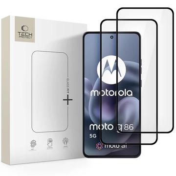 Motorola Moto G86/G86 Power Tech-Protect Glass Fit+ Tempered Glass Screen Protector - 2 Pcs. - Black