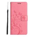 Motorola Moto G86 Butterfly Series Wallet Case - Pink