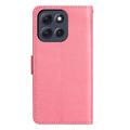 Motorola Moto G86 Butterfly Series Wallet Case - Pink