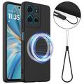 Motorola Moto G86 Power Liquid Silicone Case - MagSafe Compatible - Black
