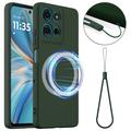 Motorola Moto G86 Power Liquid Silicone Case - MagSafe Compatible - Dark Green