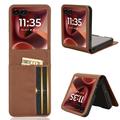 Motorola Razr 60 Ultra FlexCard Carbon Fiber Style Case with Card Slots