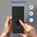 Motorola Razr Fold Rotary Ring Hybrid Case with Camera Shield - Black