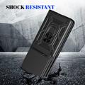 Motorola Razr Fold Rotary Ring Hybrid Case with Camera Shield - Black