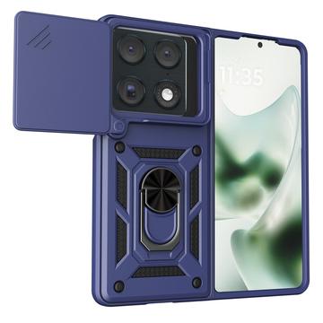 Motorola Razr Fold Rotary Ring Hybrid Case with Camera Shield - Blue