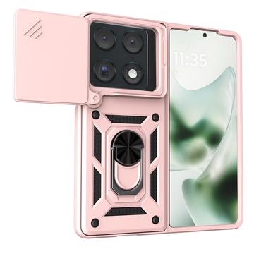 Motorola Razr Fold Rotary Ring Hybrid Case with Camera Shield - Rose Gold