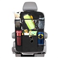 Multi-Pocket Car Backseat Organizer with Tablet Holder - Black