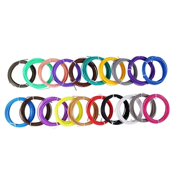 Multicolor 3D Pen Filament - 1.75mm / 5m - 20 Rolls