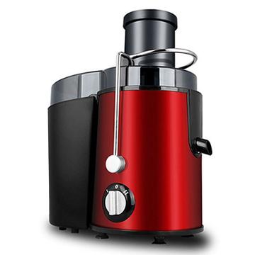Multifunctional 2-Speed Slow Juicer with Juice Container - Red / Black