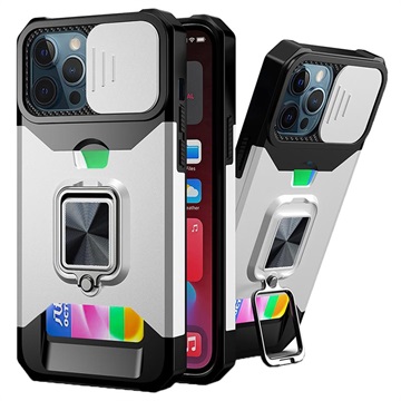 Multifunctional 4-in-1 iPhone 11 Pro Hybrid Case - Silver