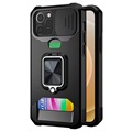 Multifunctional 4-in-1 iPhone 12/12 Pro Hybrid Case - Black