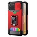 Multifunctional 4-in-1 iPhone 12/12 Pro Hybrid Case - Red