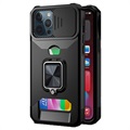 Multifunctional 4-in-1 iPhone 13 Pro Max Hybrid Case - Black