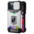 Multifunctional 4-in-1 iPhone 13 Pro Max Hybrid Case - Silver