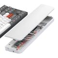 Multifunctional Keyboard Wrist Rest Pad with 22-Pack Cleaning Kit - White