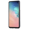 Samsung Galaxy S10 Multifunctional TPU Case with Stand - Black
