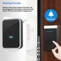 N193 Self-Powered Wireless Doorbell - 433MHz - Black