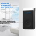 N193 Self-Powered Wireless Doorbell - 433MHz - Black