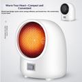 N4 400W Desktop Fan Heater with Smart Temperature Control - White
