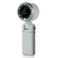 N607 Foldable Turbo Handheld Fan with Strap - Green