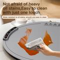 NCB-05 60cm Rollable Silicone Food Warmer Mat - 300W, Digital Display, Timer - Milky Coffee