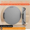 NCB-05 60cm Rollable Silicone Food Warmer Mat - 300W, Digital Display, Timer - Milky Coffee