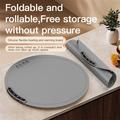 NCB-05 60cm Rollable Silicone Food Warmer Mat - 300W, Digital Display, Timer - Milky Coffee