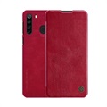 Nillkin Qin Series Samsung Galaxy A21 Flip Case - Red