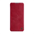 Nillkin Qin Series Samsung Galaxy A21 Flip Case - Red