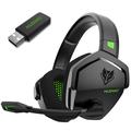 NUBWO G06 Wireless Gaming Headset with Noise Reduction Microphone 2.4G Bluetooth Headphone Stereo Earphone Composition with PC, Laptops, PS4, PS5, Nintendo Switch