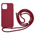 Necklace Series iPhone 12/12 Pro TPU Case - Red