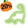 Neolia Decorative Neon Light - Dinosaur - Green