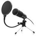DLDZ JD-900 USB Condenser Microphone with Pop Filter and Stand